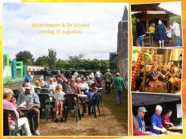 Collage Molenfeesten De Schakel 2 zon
