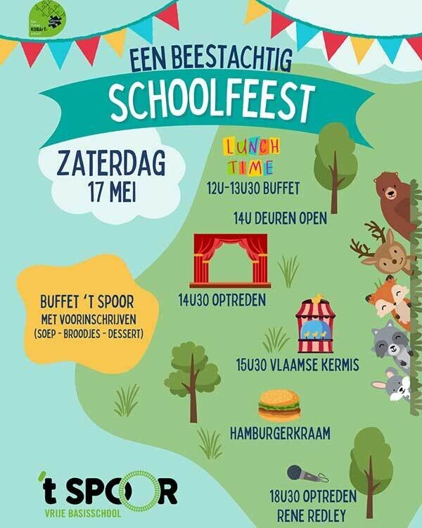 schoolfeest dieren spoor2025
