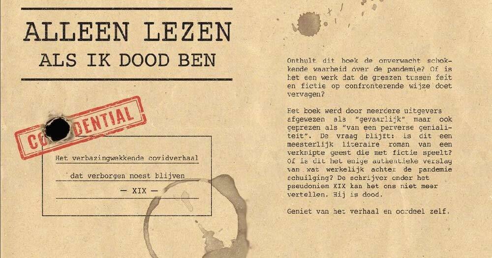 allen lezen als ik dood ben