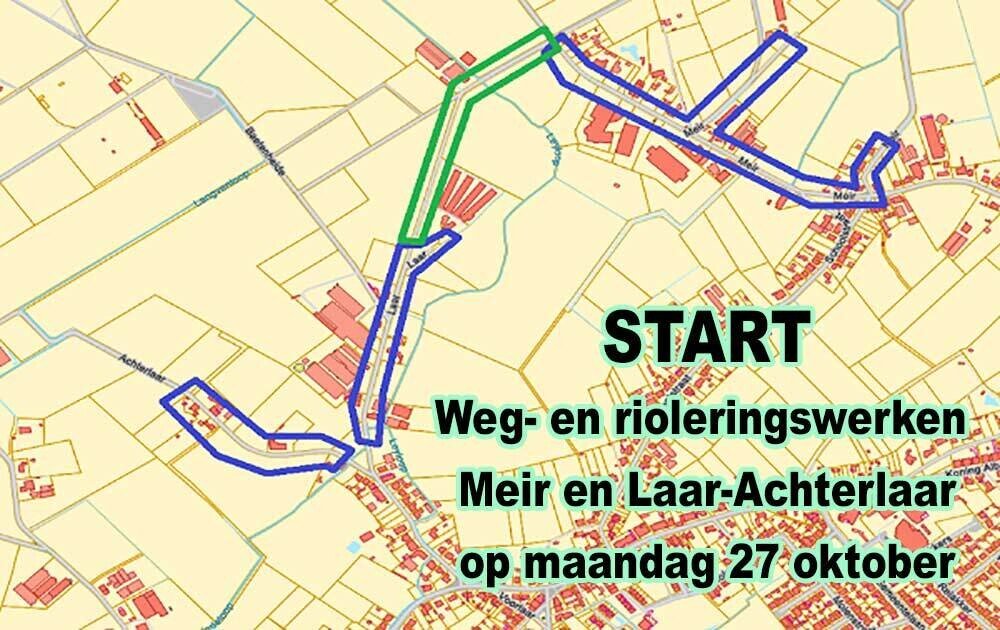 rioleringswerken Laar enz