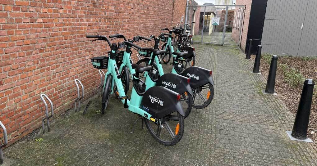 hoppyfietsen verplaatst poppel