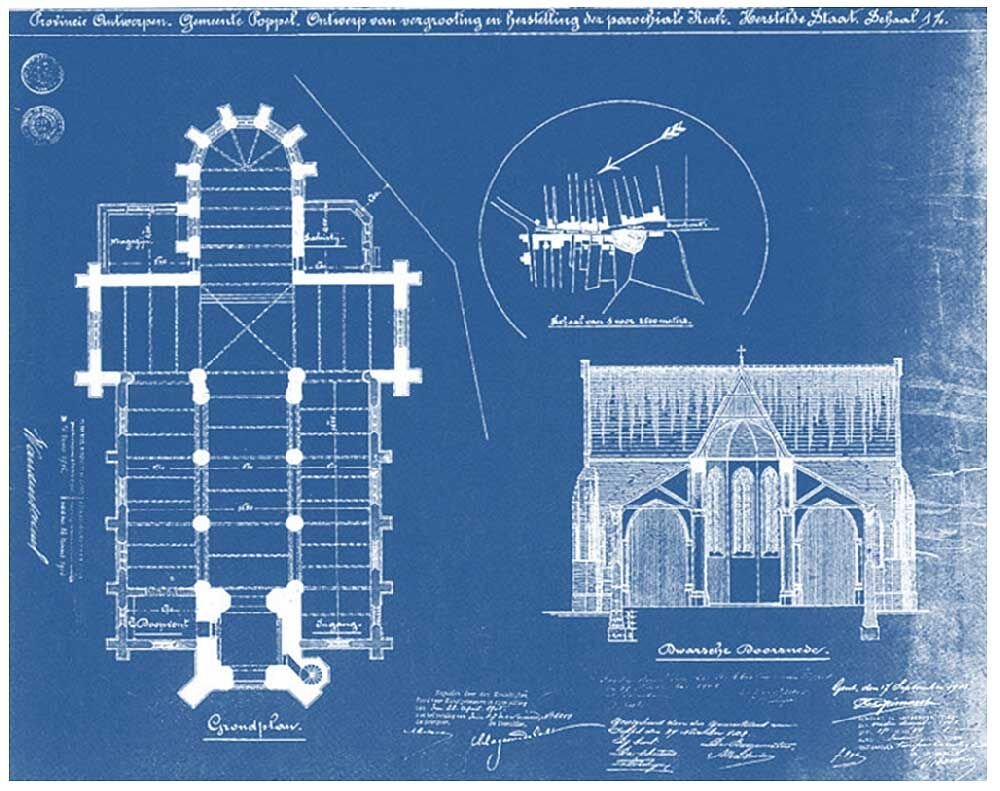 valentinuskerk ontwerp vergroting1906