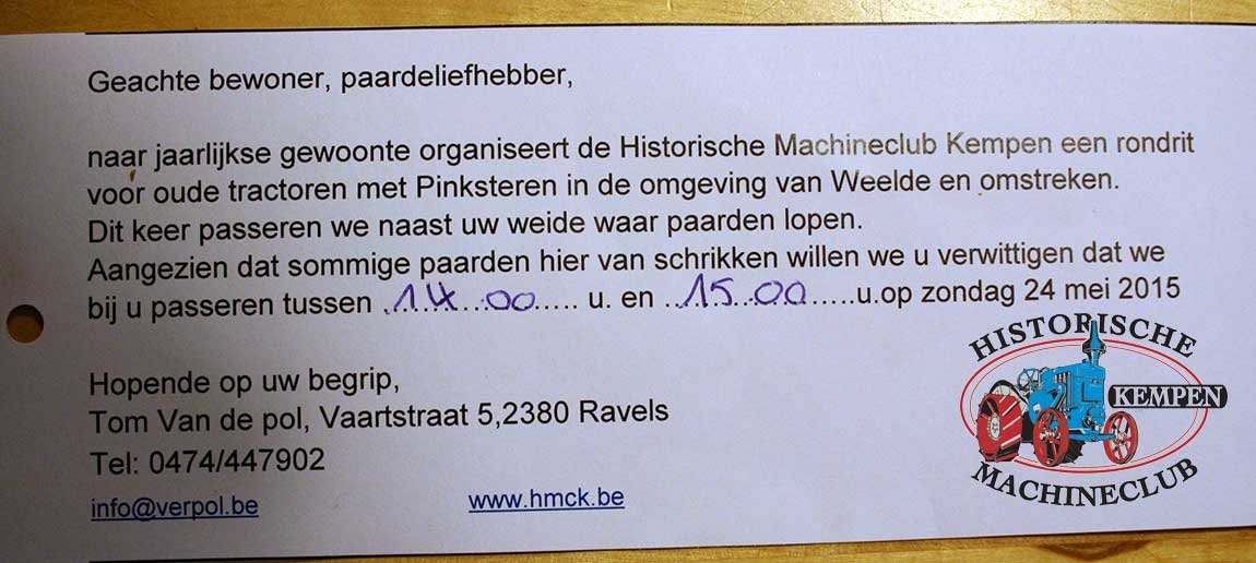 hmck waarschuwing
