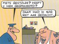 graveren cartoon