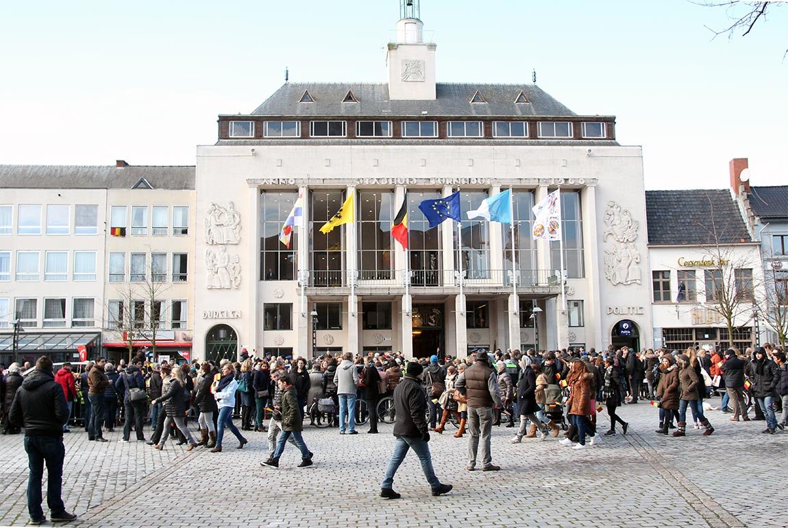 Bezoek Koning stadhuis
