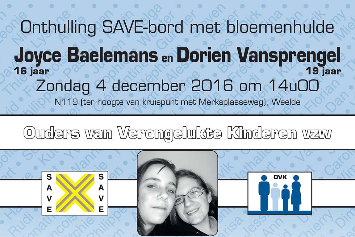 ovk herdenkingsblad joyce en dorien