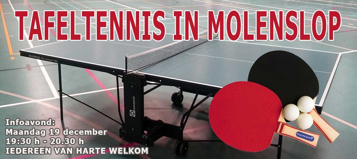 tafeltennis molenslop