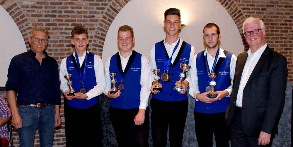 Huldiging biljartvereniging