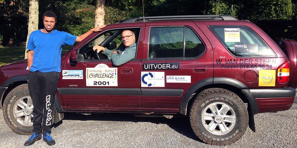 Auto met Bernard