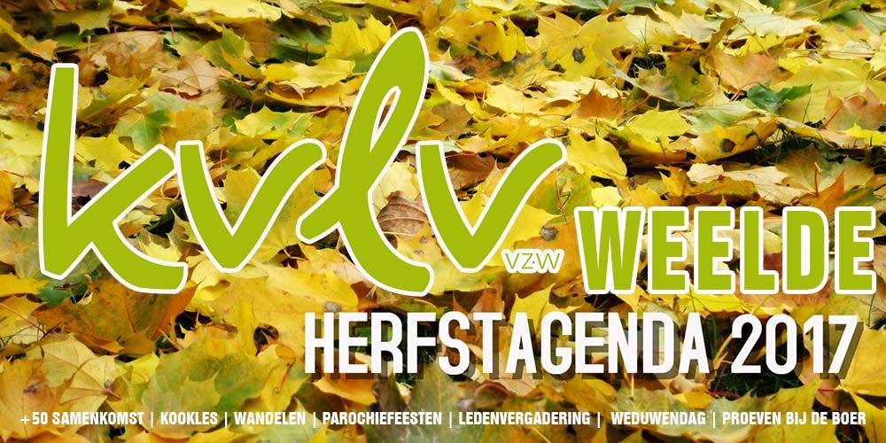 kvlv agenda herfst 2017