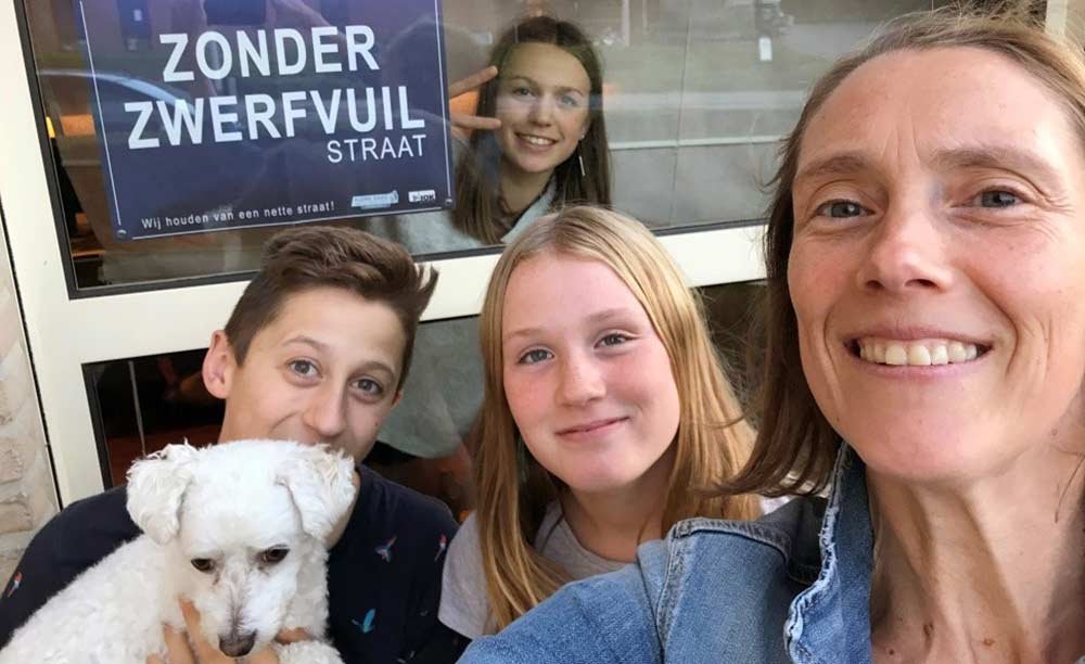zonder zwerfvuilstraat