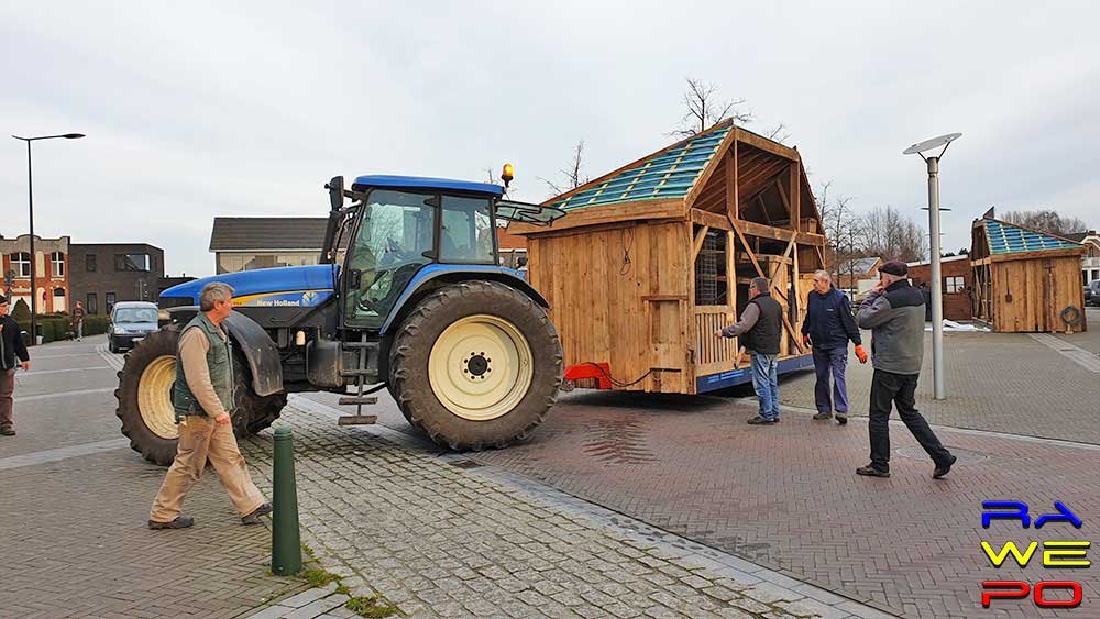 afbraak kerststal Weelde2020 3