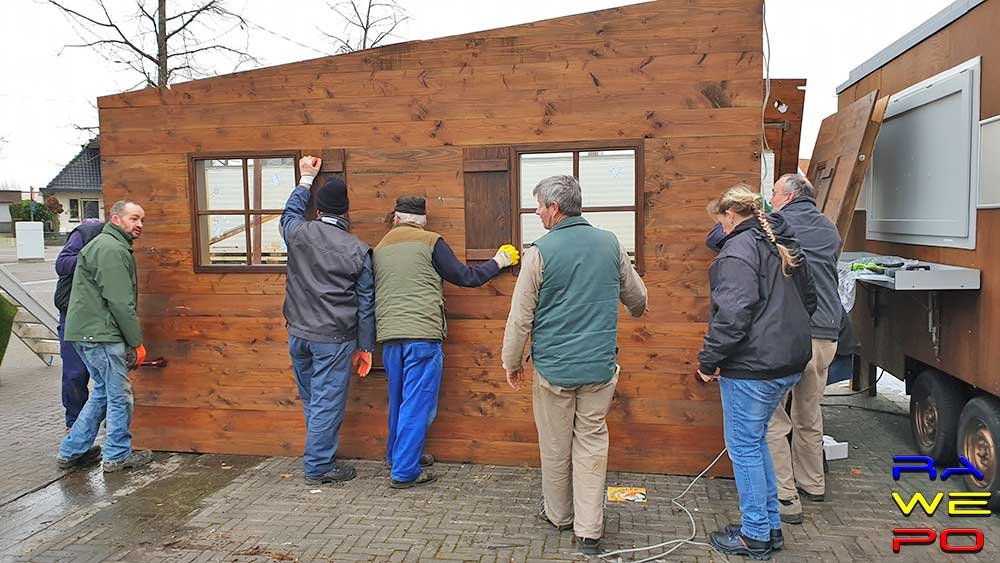afbraak kerststal Weelde2020 4