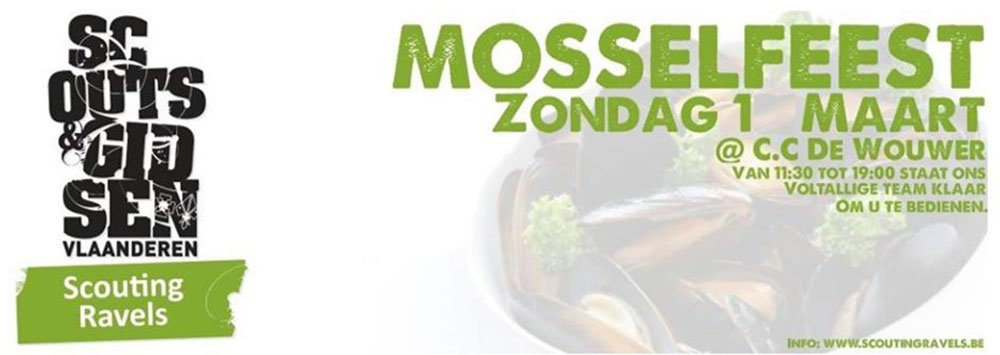 mosselfeest 2020 scouts ravels