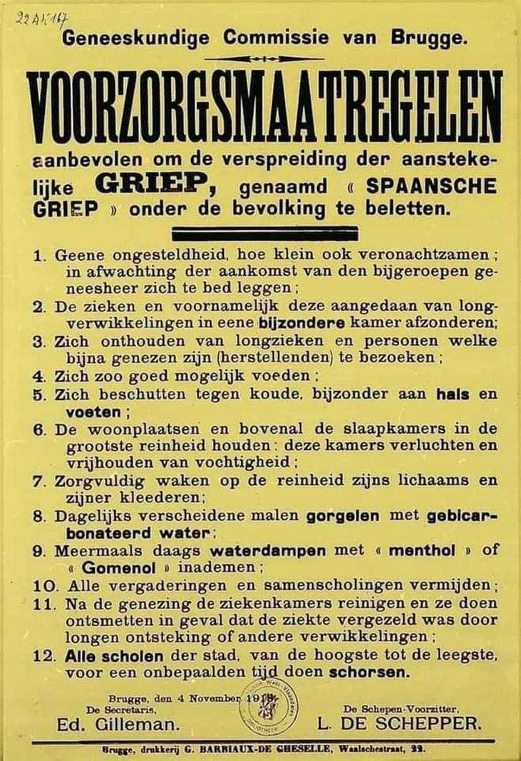 spaanse griep 1918