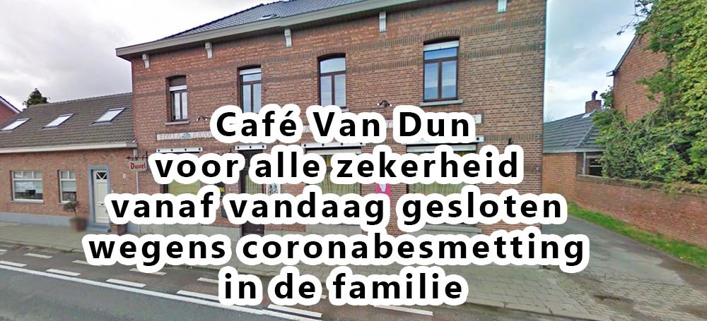 cafevandun gesloten