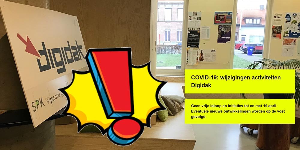 digidak activiteiten afgelast
