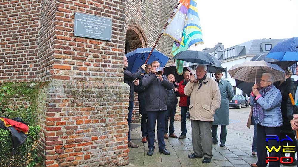 20181110 Onthulling gedenkplaat Oorlogsslachtoffers Ravels WO 2