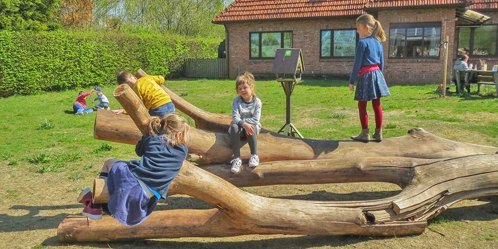 pret in tuin Boshuis