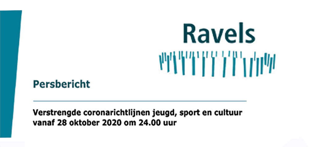 Persbericht verstrenging maatregelen jeugd sport en cultuursector 1