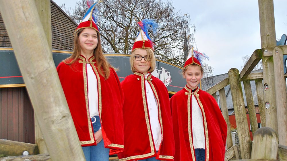 Prins Bavo I met hofdames