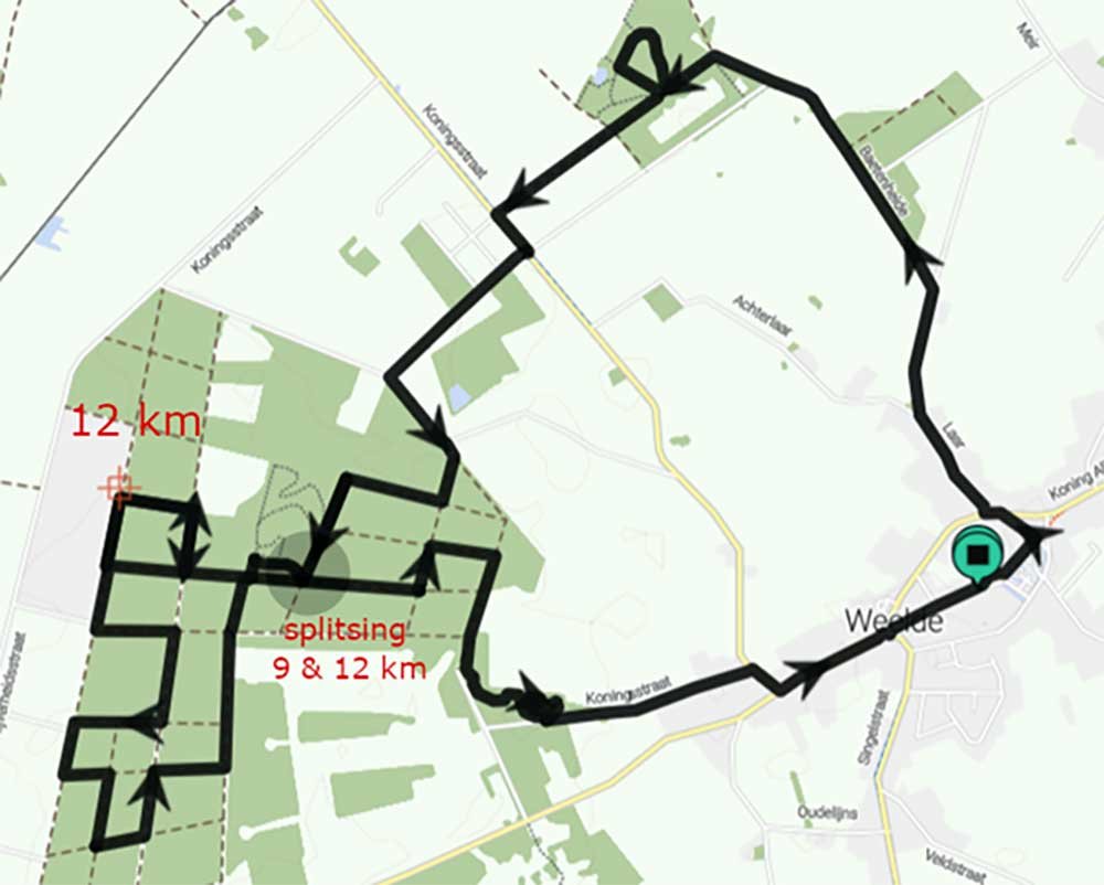 kaart weldsebokken wandeling
