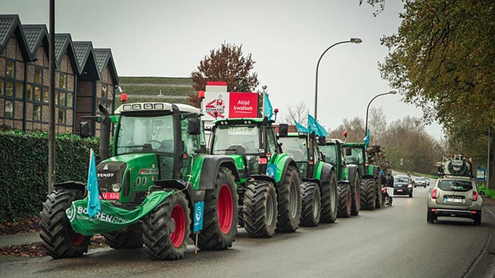 tractor colonne