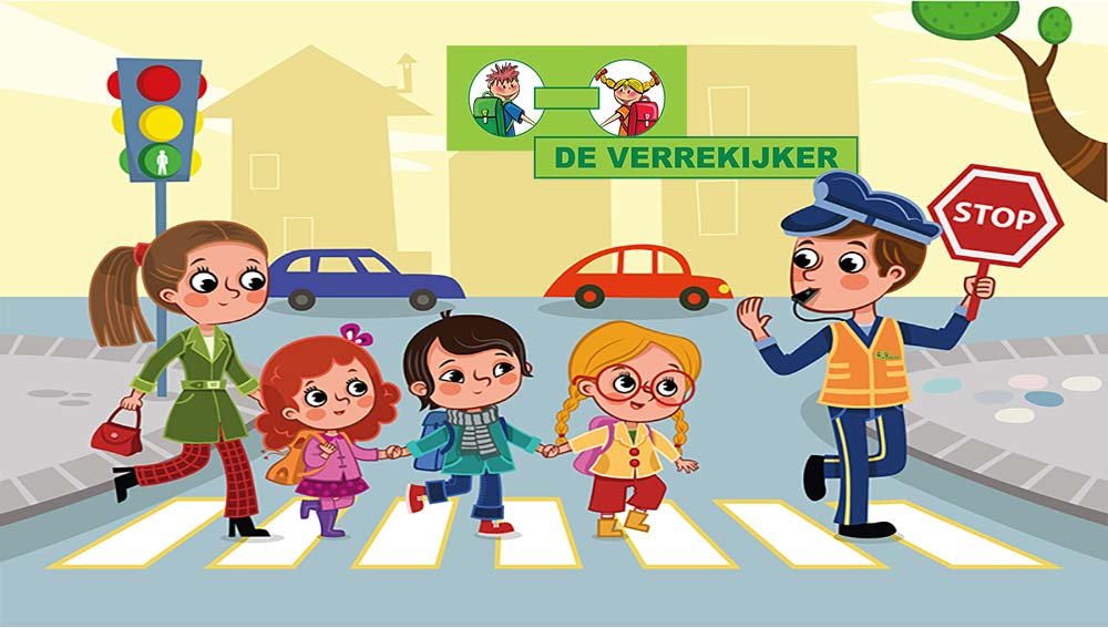 verkeerbrigadier verrekijker