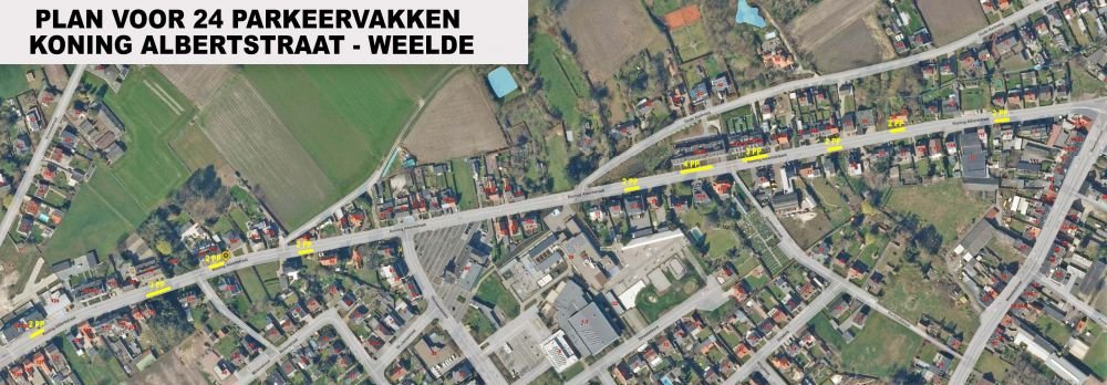 plan parkeervakken kastraat