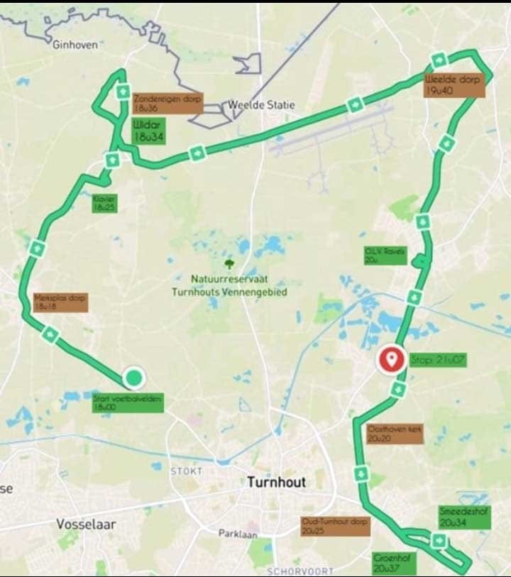 route tractorrit2021