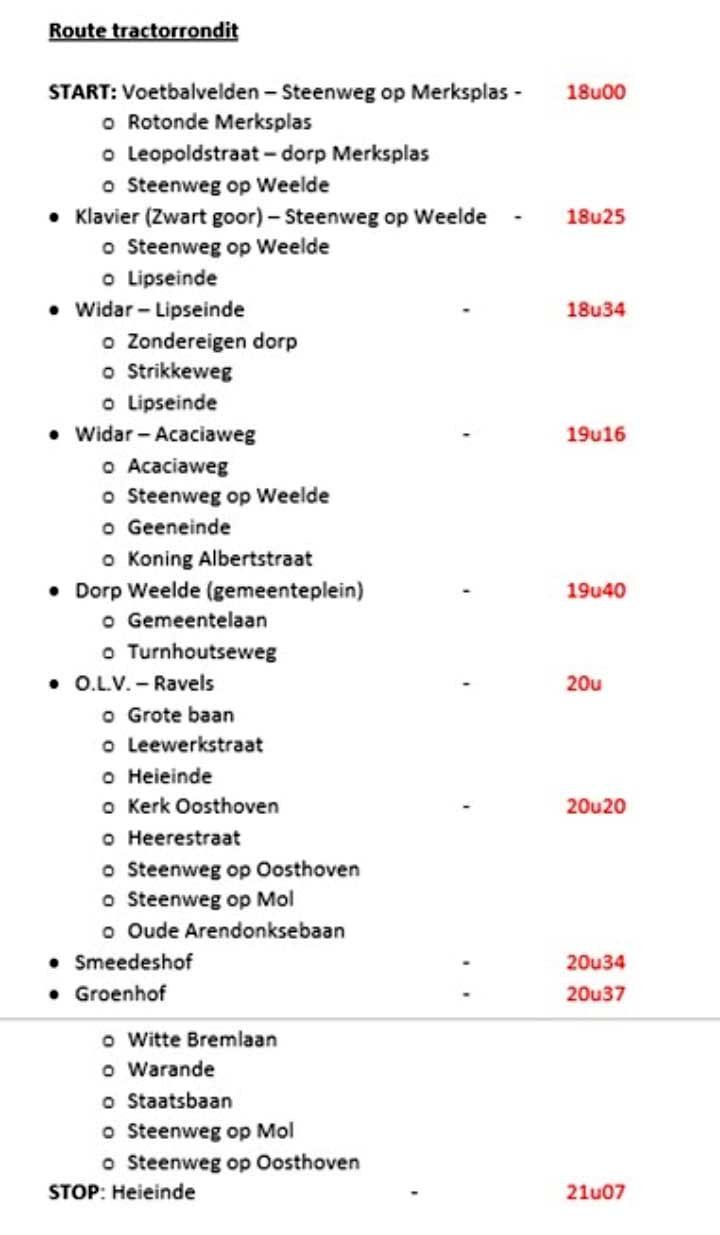 uurschema tractorroute2021