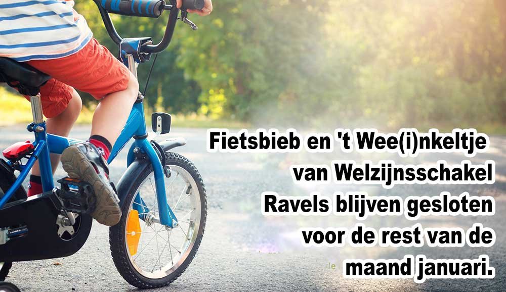 fietsbieb gesloten januari