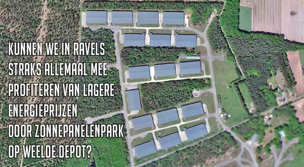 weelde depot ZONNEPANELEN
