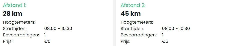 poppel afstanden