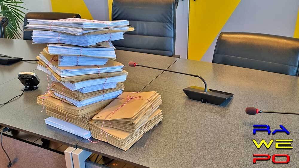 afgifte bezwaarschriften stapel