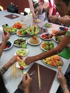 Foto fruit voorbereiding