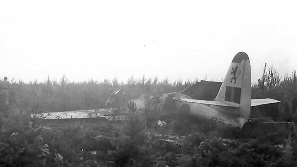 Thunderjet motorexplosie1954