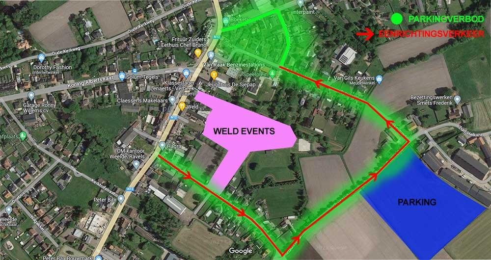 VERKEERSPLAN WELDKERMIS