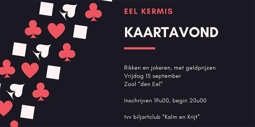 kaartavond ravels eel