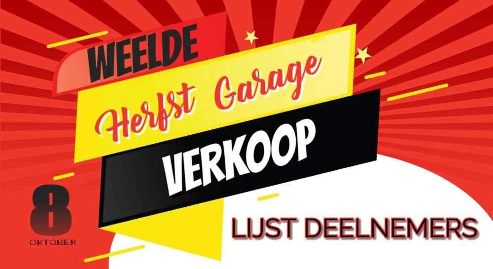 DEELNEMERS GARAGVERKOOP