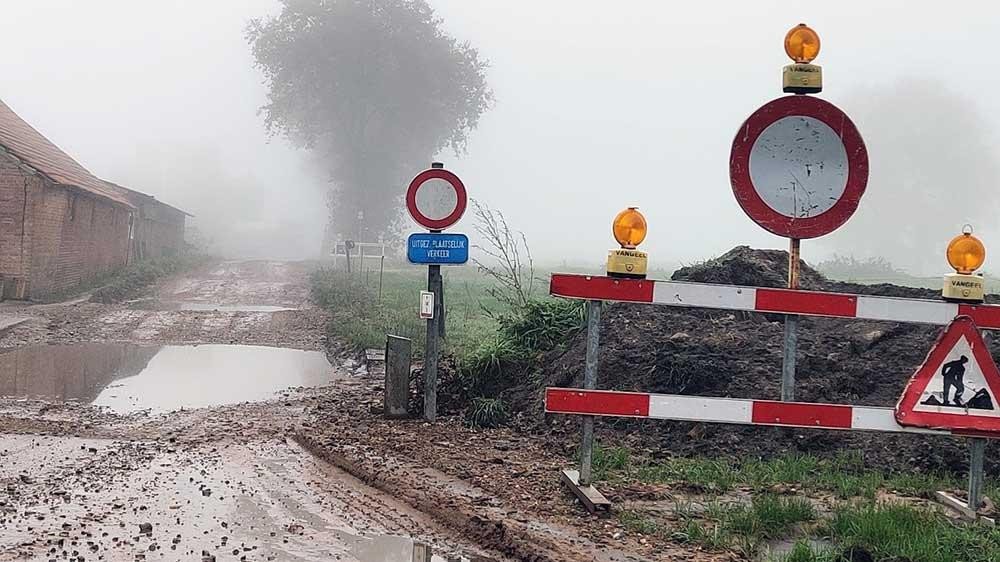 asfaltering Hegge zijstraten
