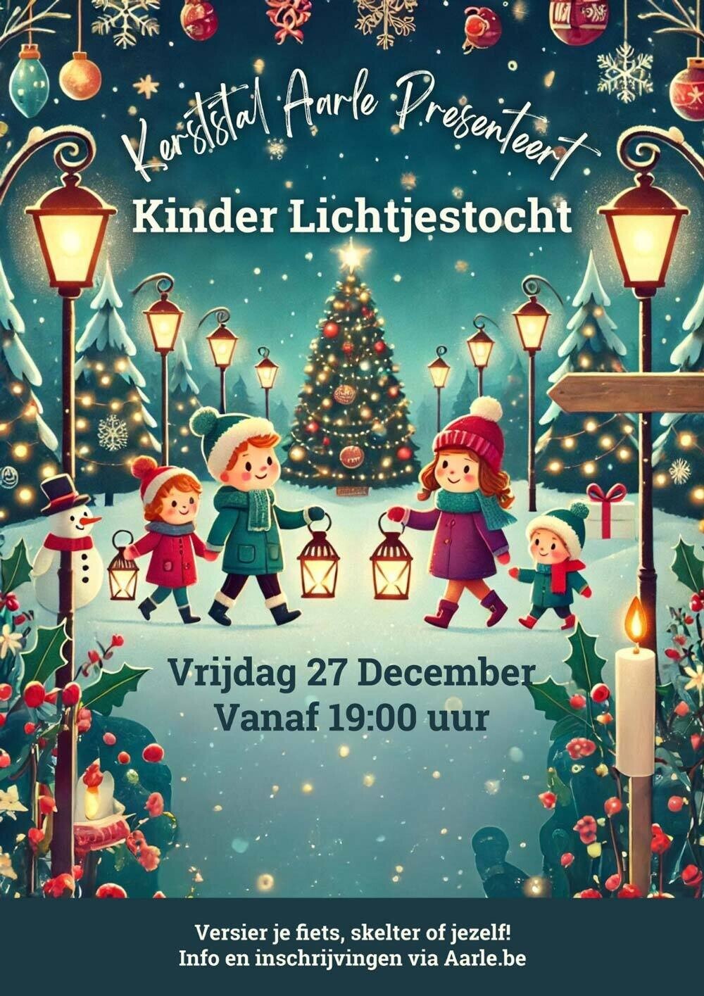kerstmarkt Aarle poster