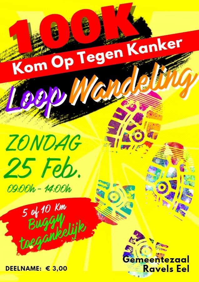 100K Run Walk Flyer