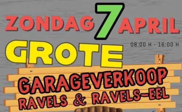 rawthumb garageverkoop Ravels Ravels Eel 2024