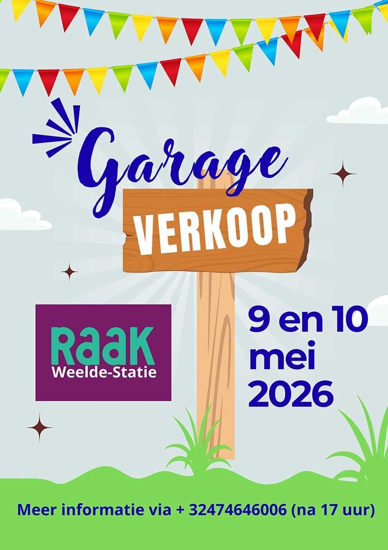 Garageverkoop Weelde Statie 2026