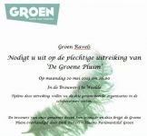 Groen Pluim_uitnodiging_uitreiking