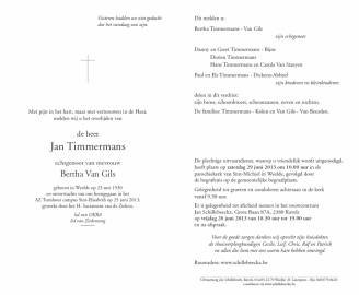 RouwkaartJanTimmermans