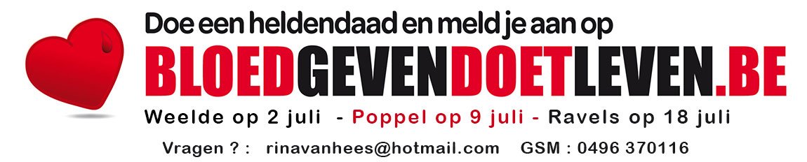 bloedgeven vakantie