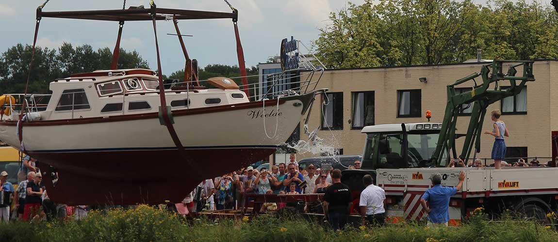 de Weelde tewaterlating