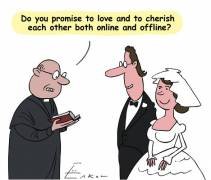 wedding cartoon